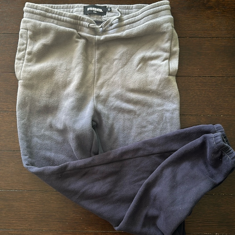 Boys RSQ XL ombre blue sweatpants